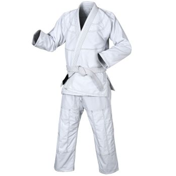 Brazilian Jiu Jitsu Gi For Men BJJ Gi Women, Ultra-light, Preshrunk with White Belt Grappling Gi