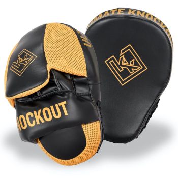 Ultimate Knockout vinyl Focus Pad Gold Yellow/ Black STD SIZE