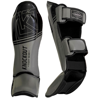 Muay Thai Shin In Steps MMA Martial Arts Shin Guards-Padded, Adjustable Leg Guards with Instep Protection for Training and Sparring Gear Kickboxing Equipment – Durable, Professional