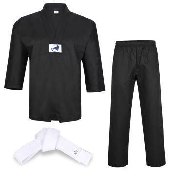Lightweight TKD Black Uniform 6oz
