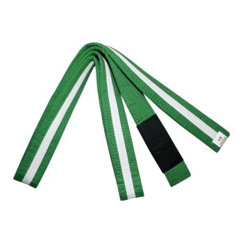 BJJ Kids Belt Green/White
