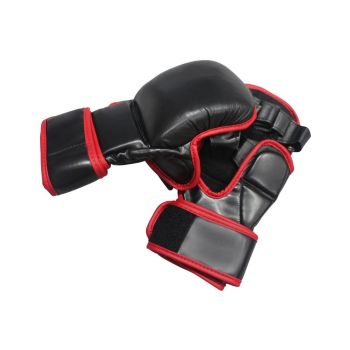 Leather MMA Shooter Gloves
