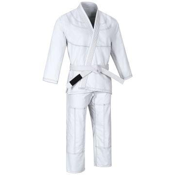 Kids Brazilian Jiu Jitsu Gi for Kimonos LightWeight, Preshrunk with Free White Belt
