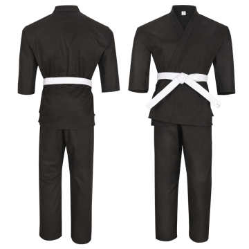 Drawstring Karate Black Uniform for kids