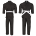 Drawstring Karate Black Uniform for kids