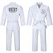 Customized White Karate Uniform 7.5oz Medium Weight With Your Logo & Screen Printing For Kids & Adults